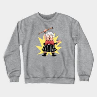 Rockin' Grandma: The Punk Rocker Next Doo Crewneck Sweatshirt